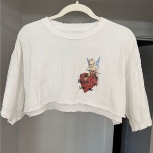 Boys Lie 2020 Slouchy Cropped Tee “I Am Not Where You Left Me”